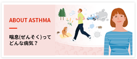 ABOUT ASTHMA 喘息(ぜんそく)ってどんな病気?